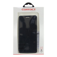 Mobile Cover Case Huawei P Smart Contact Slim Black Textile Polycarbonate