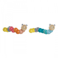 Wooden Game DKD Home Decor Worm (2 pcs)