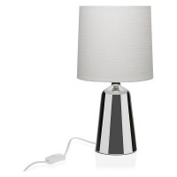 Desk Lamp linen Metal (25,5 x 50 x 25,5 cm)