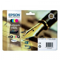 Original Ink Cartridge (pack of 4) Epson T16XL Black Cyan Magenta Yellow