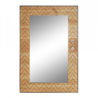 Wall mirror DKD Home Decor Wood Metal (60 x 3 x 92 cm)