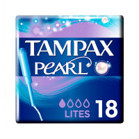 Pack of Tampons Pearl Lites Tampax (18 uds)