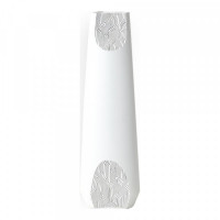 Vase DKD Home Decor White Resin Abstract (19 x 19 x 60 cm)