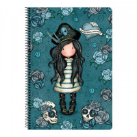 Book of Rings Gorjuss Black Pearl Turquoise A4