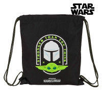 Backpack with Strings The Mandalorian Black Green