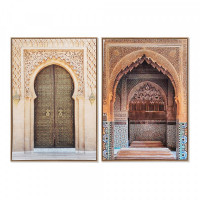 Painting DKD Home Decor Doors Arab 62 x 4 x 92 cm (2 pcs)
