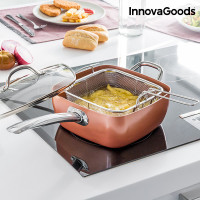 InnovaGoods All-Purpose Copper Pan Set 5 in 1 (4 Pieces)