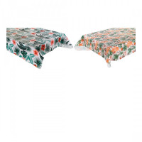 Tablecloth DKD Home Decor PVC Tropical (2 pcs) (140 x 140 x 140 cm)