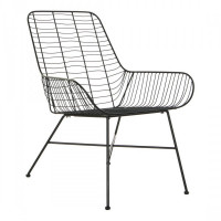 Chair DKD Home Decor Black Metal (64 x 64 x 79 cm)
