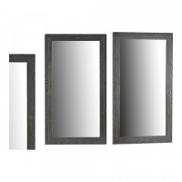 Wall mirror Grey Wood Glass (75,5 x 1,5 x 135,5 cm)