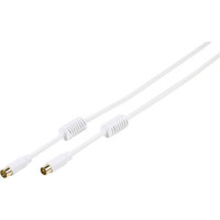 Antenna cable Vivanco 1,5 m 120 db White