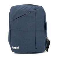 Laptop Backpack iggual Adaptative Work 15,6" Impermeable Anti-theft Blue