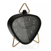Table clock Black Metal (5,5 x 23 x 18,5 cm)