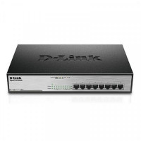 Desktop Switch D-Link DGS-1008MP 16 Gbps LAN 140W Black