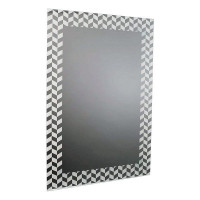 Wall mirror White Crystal (1 x 90 x 60 cm)