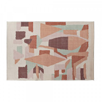 Carpet DKD Home Decor Multicolour Polyester (120 x 180 x 0.7 cm)