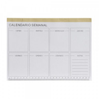 Desktop Calendar DKD Home Decor Paper (28.5 x 1 x 21 cm)