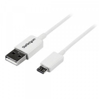 USB Cable to Micro USB Startech USBPAUB2MW           White