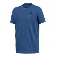 Child's Short Sleeve T-Shirt Adidas  YB TR KNIT TEE CF7112 Blue