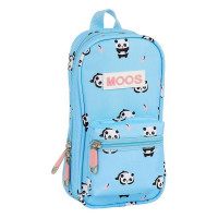 Backpack Pencil Case Moos Panda Light Blue