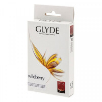 Condoms Glyde Blackberry 18 cm (10 uds)