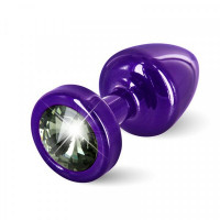 Anni Butt Plug Round Purple & Black 25 mm Diogol 72622