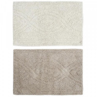 Carpet DKD Home Decor Brown Beige Cotton (2 pcs) (60 x 40 x 40 cm)