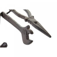 Decorative Figure DKD Home Decor Tools Iron Dark brown (6 x 4 x 20 cm)