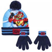 Hat & Gloves Blue