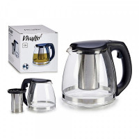 Teapot Plastic Glass Stainless steel (1200 ml)