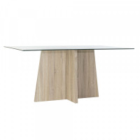 Dining Table DKD Home Decor Crystal MDF Wood (160 x 90 x 75 cm)