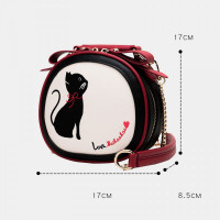 Women Fashion Cute Cat Handbag Shoulder Bag Crossbody Bag For Daily Date Shopping 