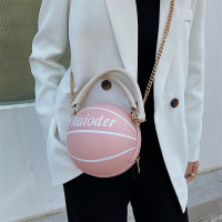 Women Fashion Basketball Football Chains Casual Handbag Crossbody Bag