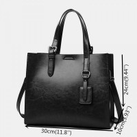 Women Retro Large Capacity Crossbody Bag Handbag Satchel Bag