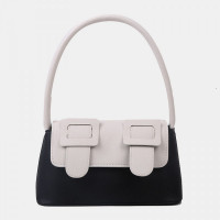 Women Contrast Color Fashion Cute Creative Tote Handbag Shoulder Bag