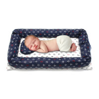 Portable Baby Nest Crib Newborn Babynest Infant Sleeping Cotton Sleep Bed Pillow