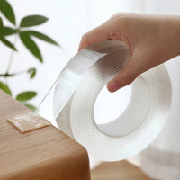 Nano Tape Double Sided Tape Transparent No Trace Reusable Waterproof Adhesive Tape Cleanable Home Tape