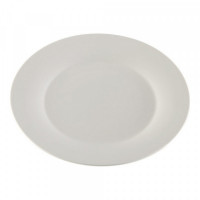 Dessert dish White Circular Porcelain (20,5 x 20,5 cm)