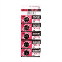Lithium Button Batteries Maxell CR2025 3V (5pcs)