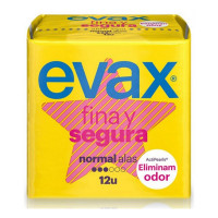 Normal Sanitary Pads with Wings Evax (12 uds)