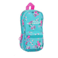 Pencil Case Backpack Vicky Martín Berrocal Bohemian Pink Turquoise (33 Pieces)