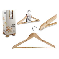Set of Clothes Hangers Wood Natural (3 Pieces)
