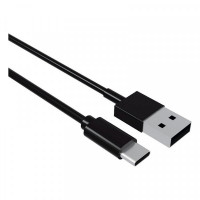 USB A to USB C Cable Contact (1 m) Black