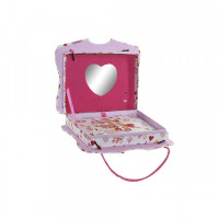 Diary with accessories DKD Home Decor ‎ Pink (23 x 5 x 18.3 cm) (13.4 x 0.5 x 18 cm)