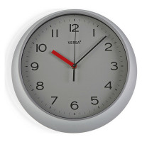 Wall Clock Plastic (6,6 x 29,3 x 29,3 cm) Grey