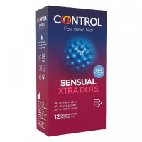 Condoms Sensual Xtra Dots Control (12 uds)