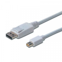 Mini DisplayPort to DisplayPort Cable Digitus AK-340102-010-W 1 m