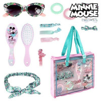 Toilet Bag with Accessories Minnie Mouse (17 pcs)
