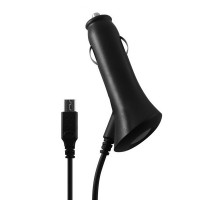 Car Charger Contact Micro USB 1A Black