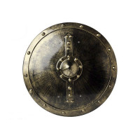 Shield Male gladiator Golden